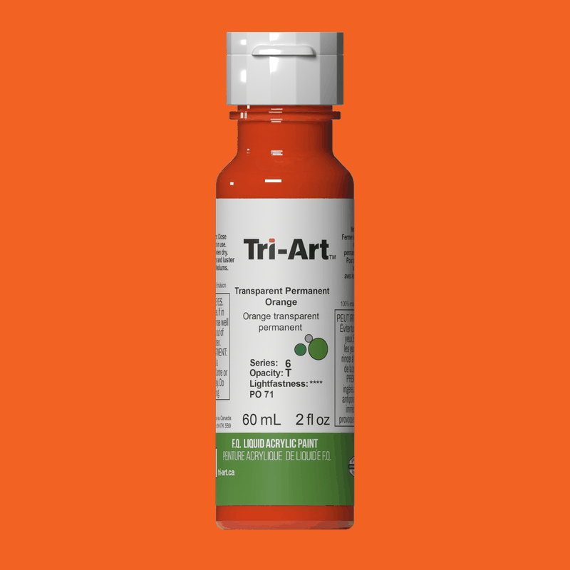 Tri-Art Liquids - Transparent Permanent Orange
