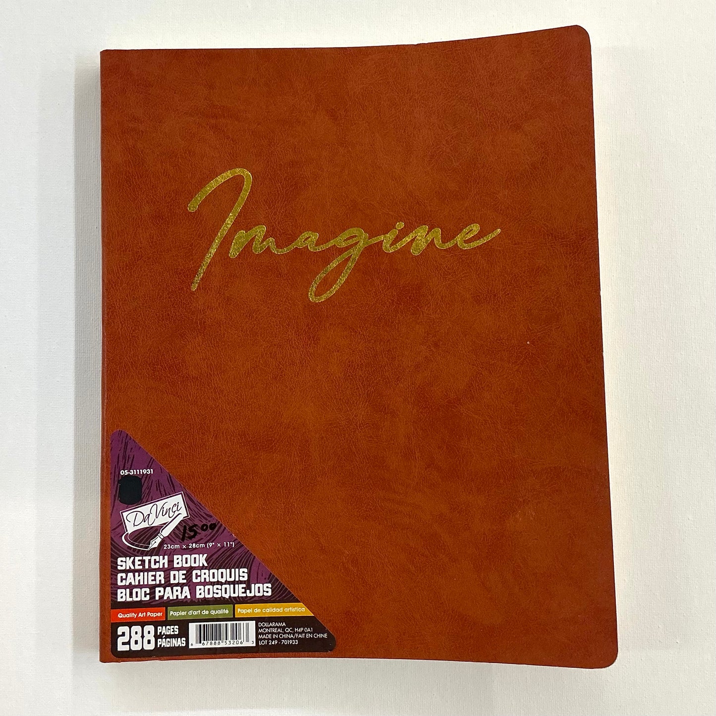 DaVinci Sketch Book (288 Pages, 23x28cm)