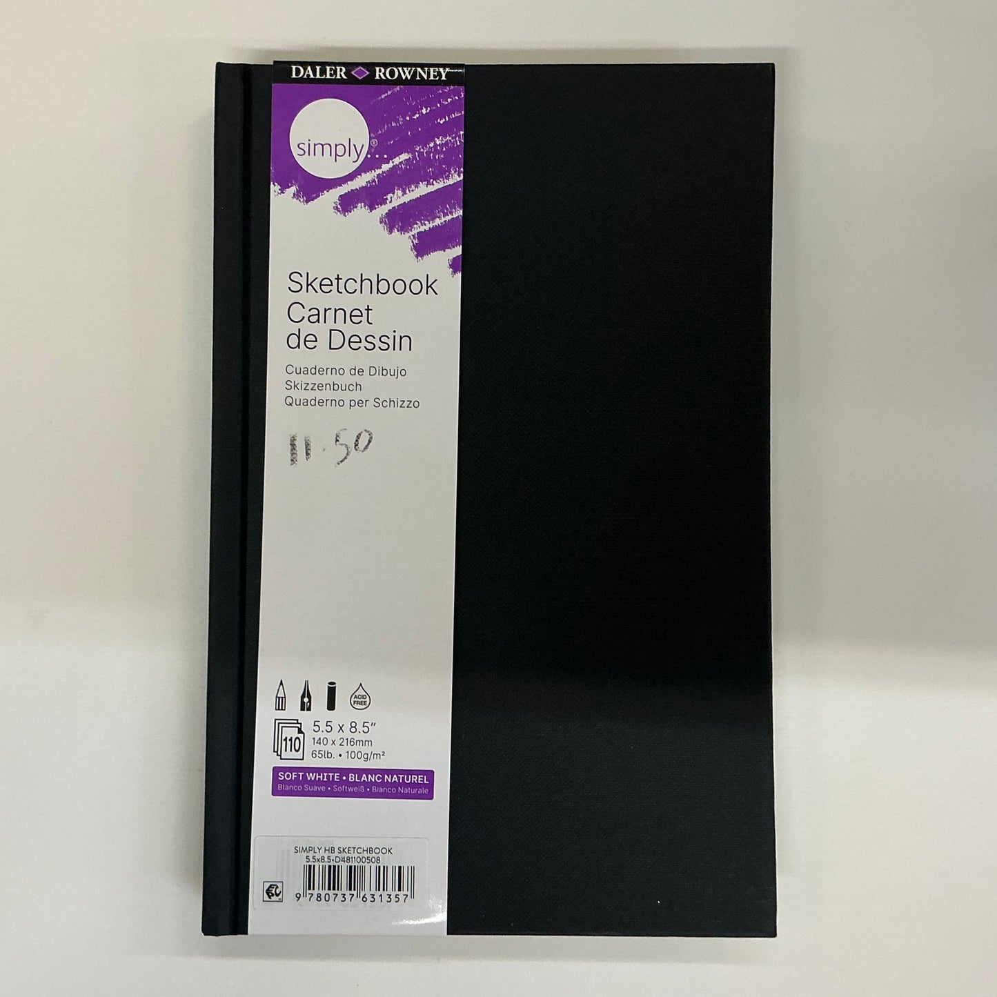 Daler Rowney Sketchbook (5.5x8.5in)