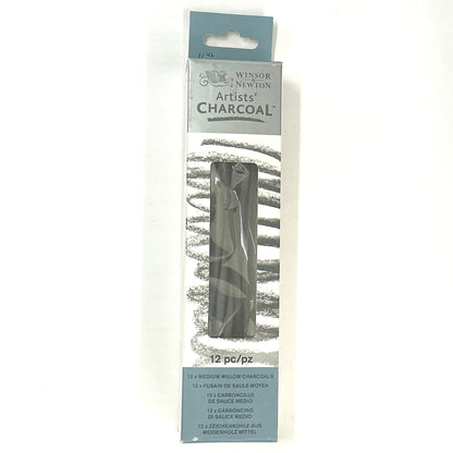 Winsor & Newton Artists' Medium Willow Charcoal (12 Piece)