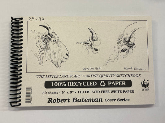 DRAWING SKETCHBOOK - Robert Bateman 6" x 9"