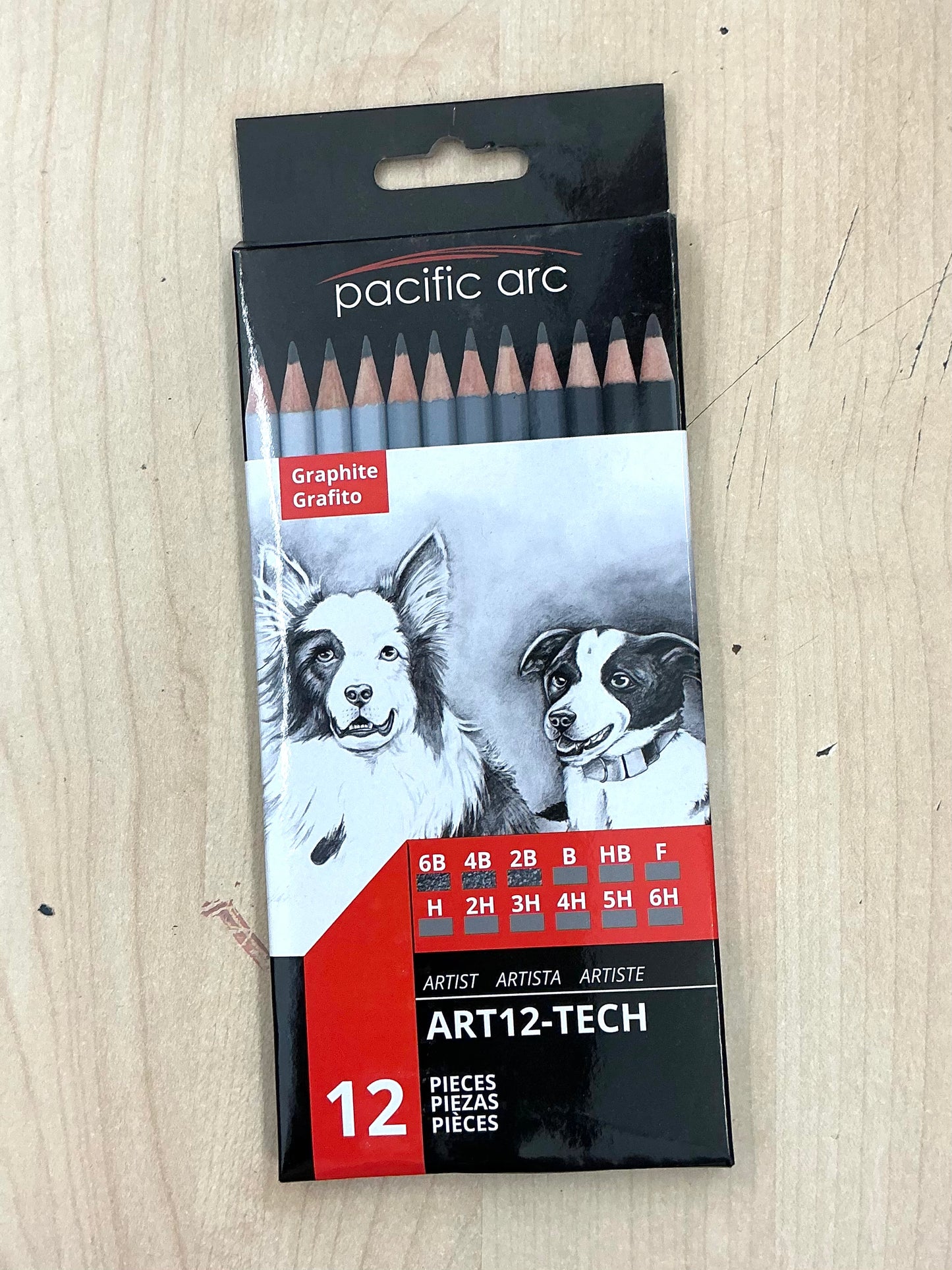 Pacific Arc Graphite Technical Pencils (12 Pack)