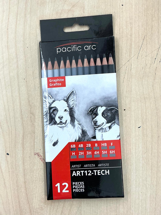 Pacific Arc Graphite Technical Pencils (12 Pack)