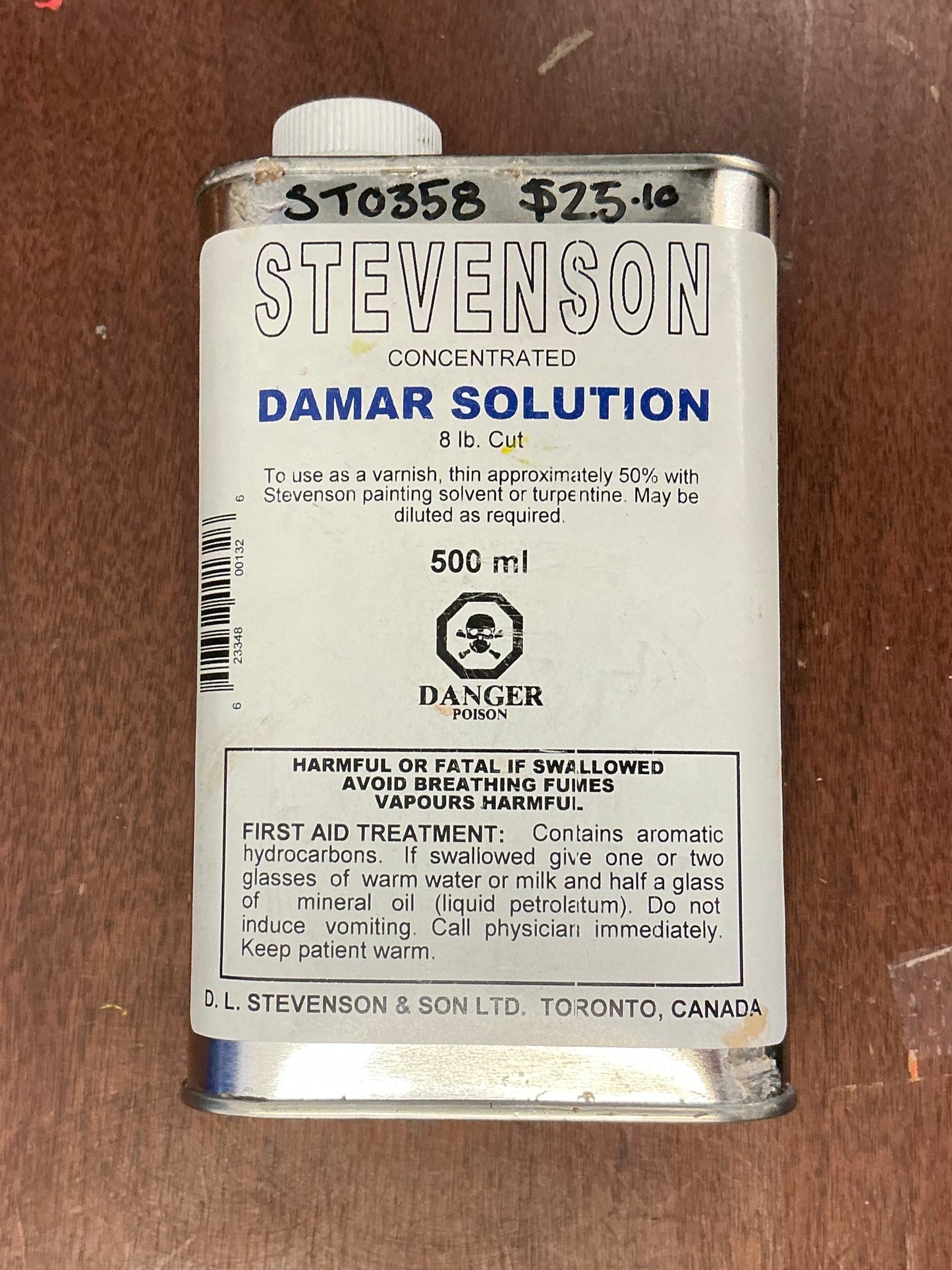 Stevenson Damar Solution