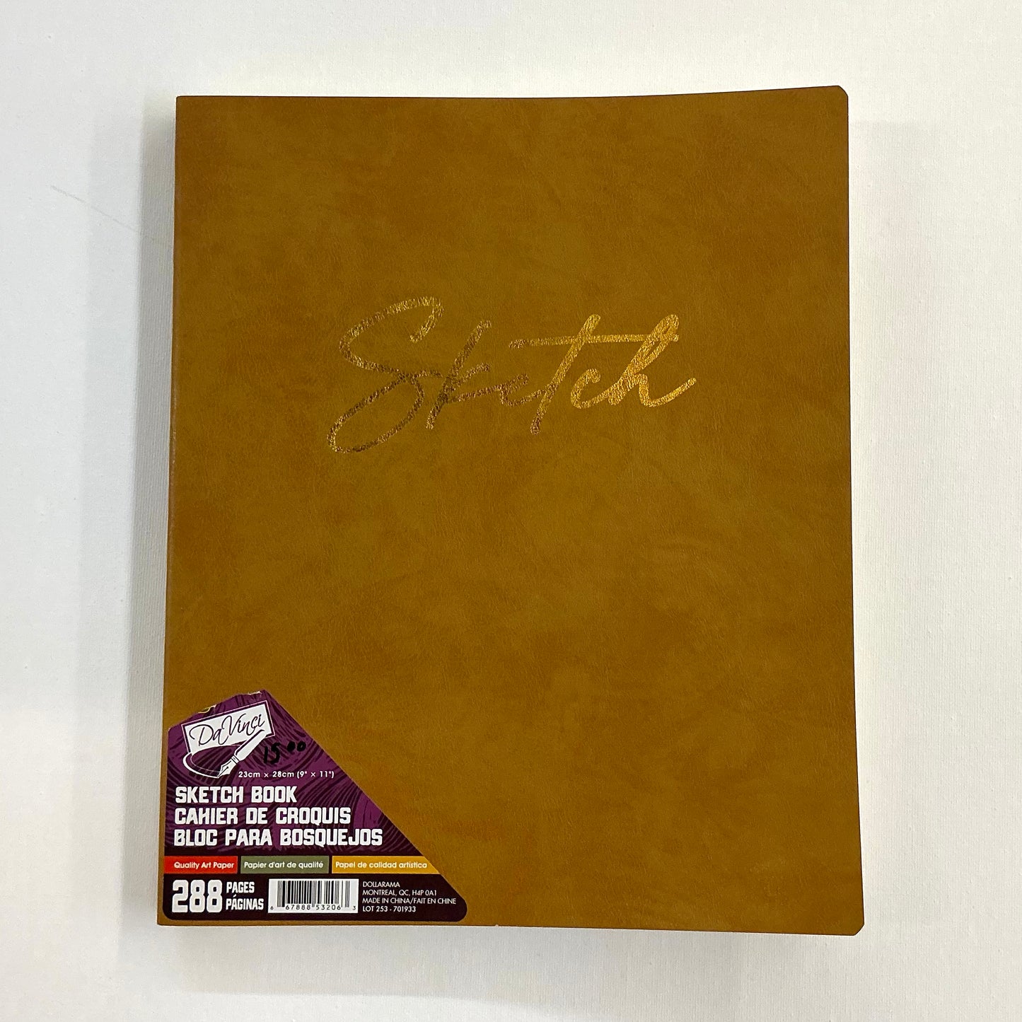 DaVinci Sketch Book (288 Pages, 23x28cm)