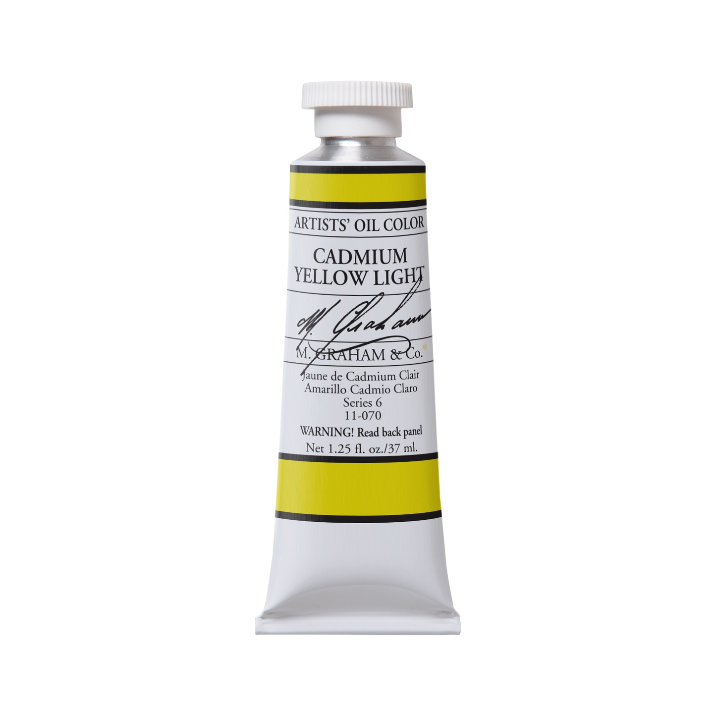 M.Graham Cadmium Yellow Light Oil Paint 37ml - Professional Artist Quality