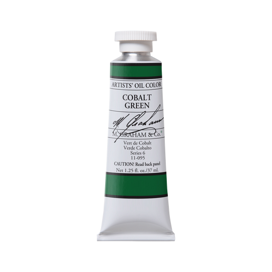 M.Graham Cobalt Green Oil Paint 37ml - Professional Artist Quality