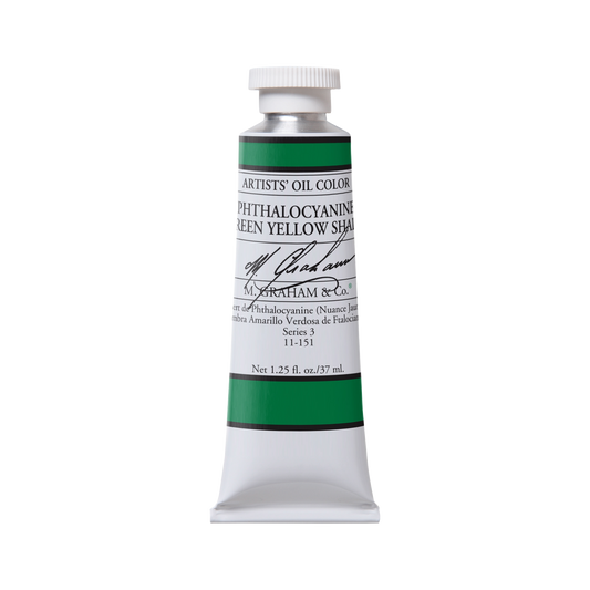 M. Graham Oil Phthalocyanine Green Yellow Shade (37ml)