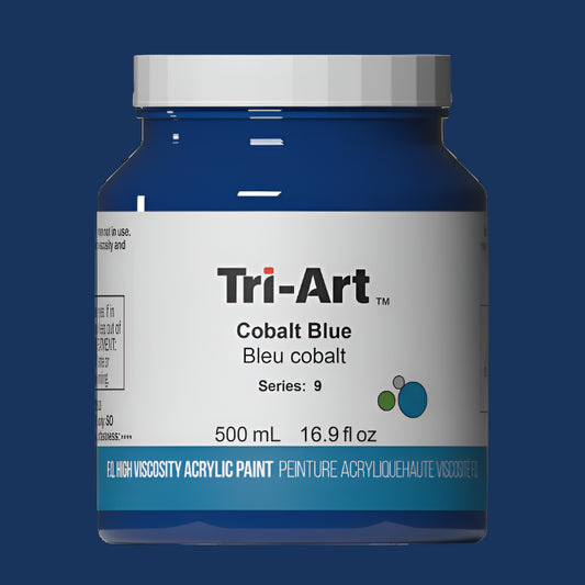 Tri-Art High Viscosity Cobalt Blue Acrylic 500ml