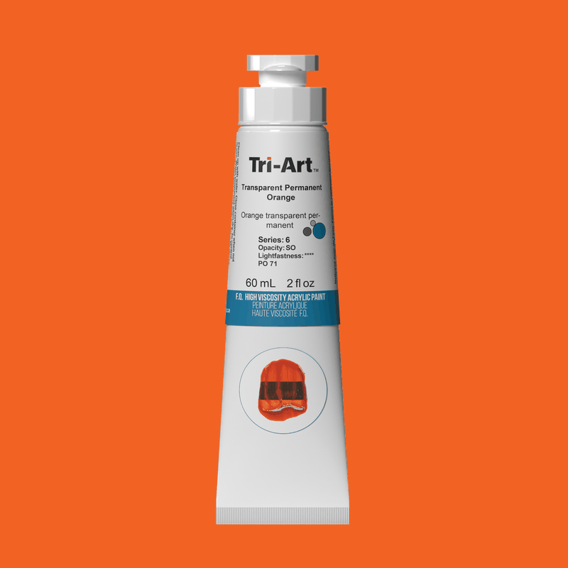 Tri-Art High Viscosity - Transparent Permanent Orange
