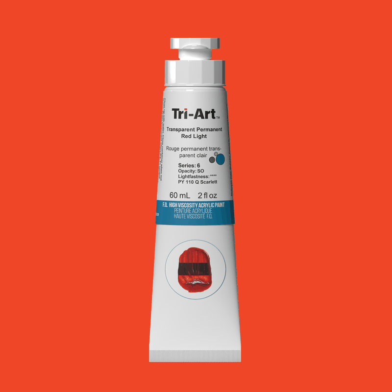 Tri-Art High Viscosity - Transparent Permanent Red Light