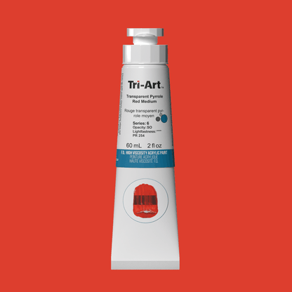 Tri-Art High Viscosity - Transparent Pyrrole Red Medium