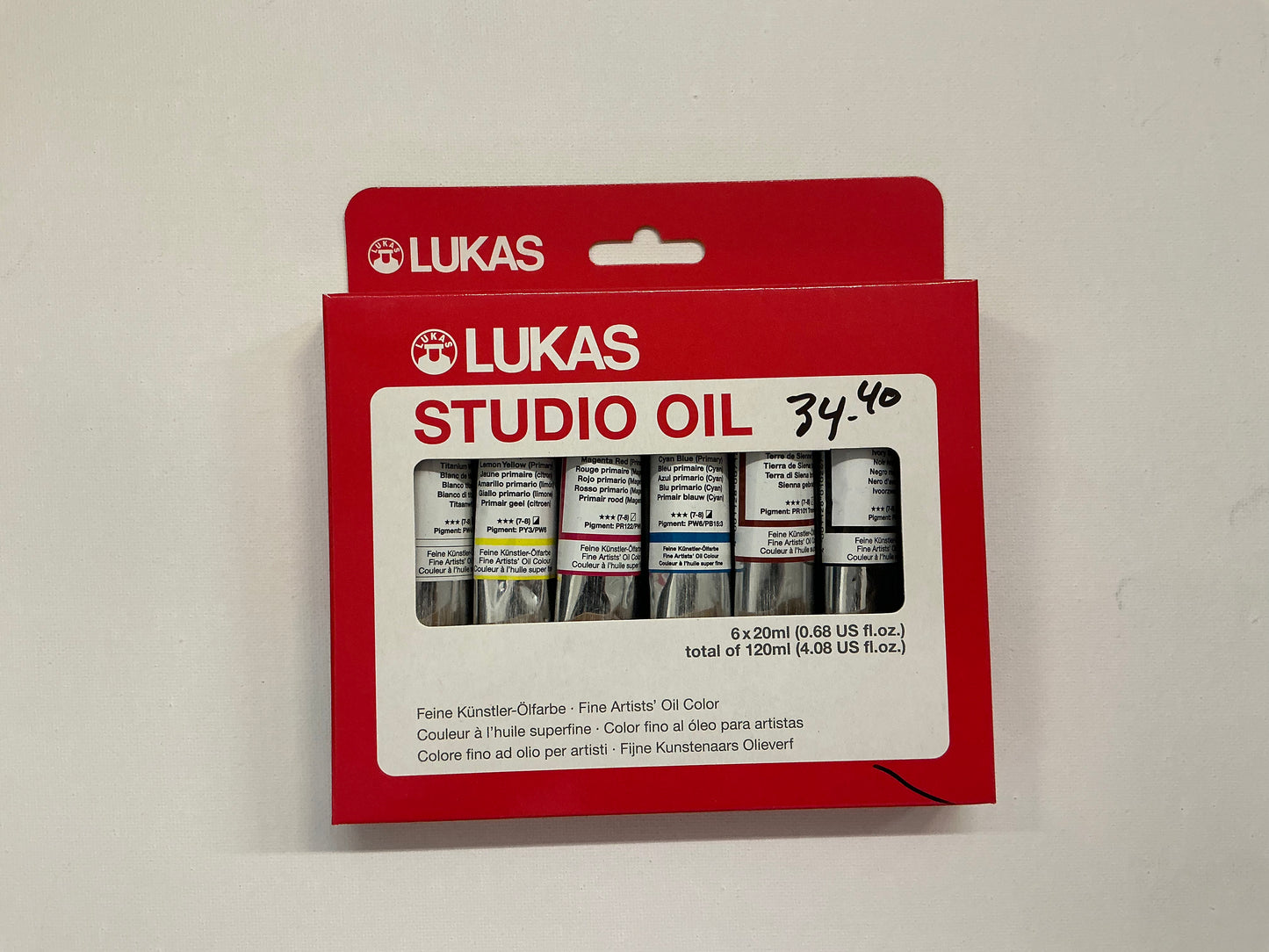 Lukas Studio Oil Set 6 20ml