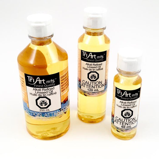 Tri-Art alkali refined linseed oil 1L