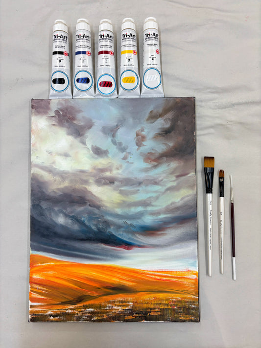 BEGINNERS ACRYLIC PAINTING COURSE 1 - Levels 1-4