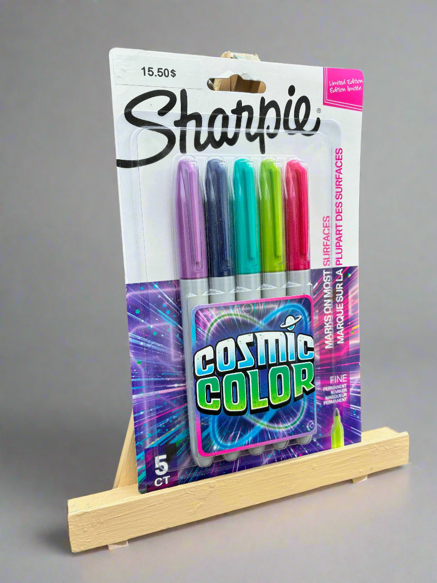 sharpie fine tip markers 5pc cosmic colourwave