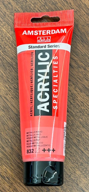 Amsterdam Acrylic Metallic Red 120ml