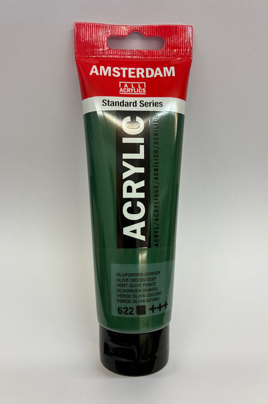 Amsterdam Acrylic Olive Green Deep 120ml