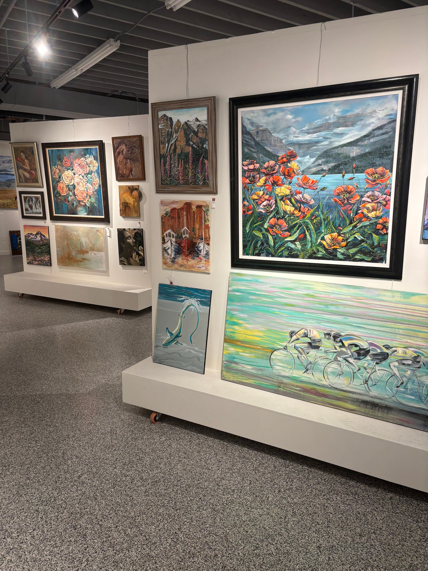 Calgary Corporate Artspace Event - The Grasby Art Garden, Art Studio and The Art Cellar Gallery