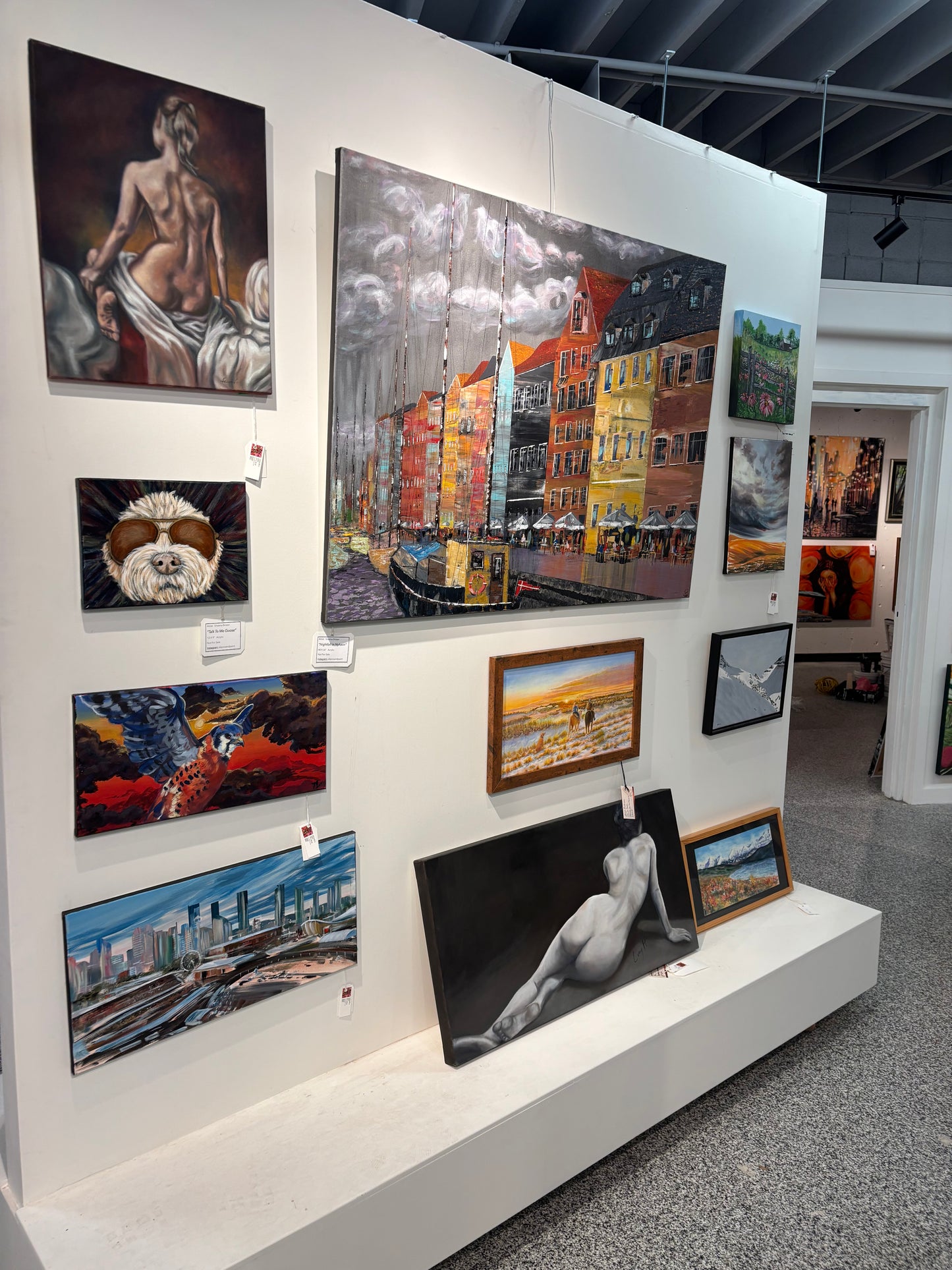 Calgary Corporate Artspace Event - The Grasby Art Garden, Art Studio and The Art Cellar Gallery