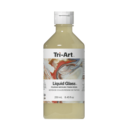 Liquid Glass Pouring Medium and Finishing Resin
