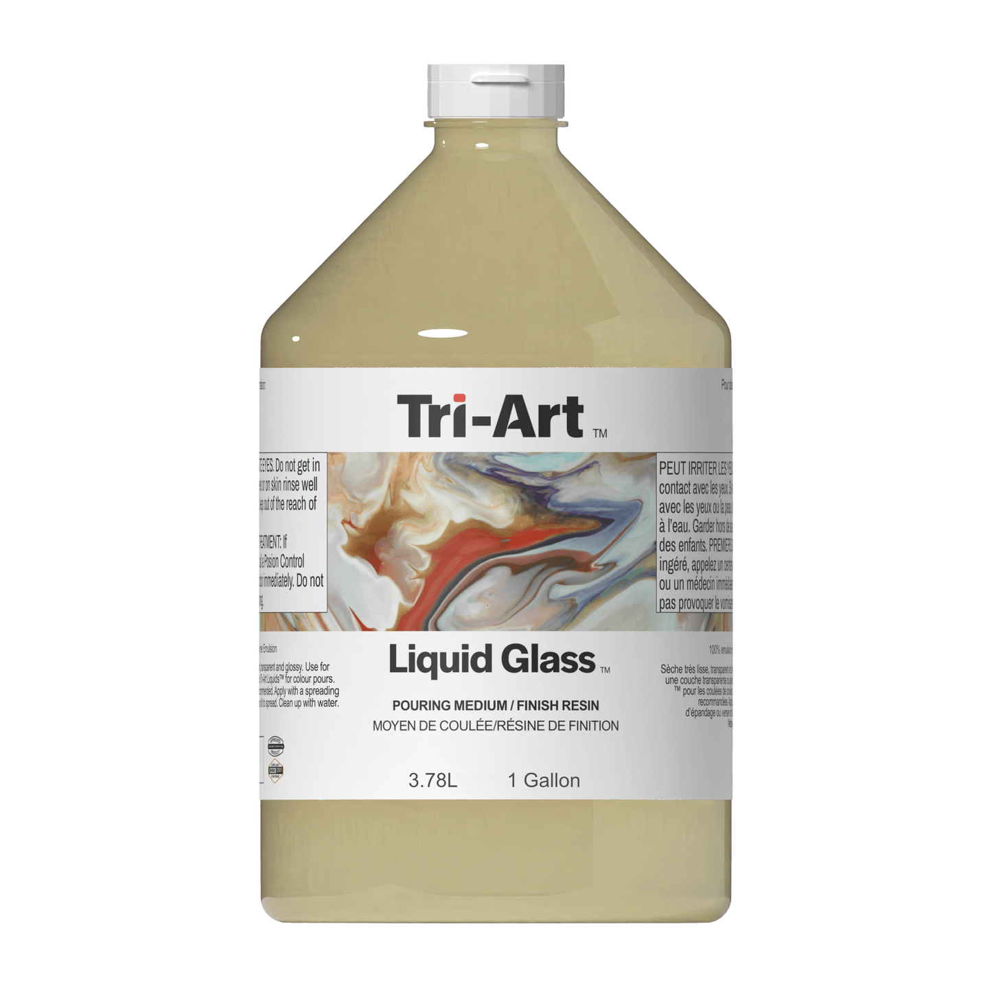 Liquid Glass Pouring Medium and Finishing Resin