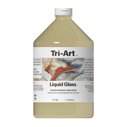 Liquid Glass Pouring Medium and Finishing Resin
