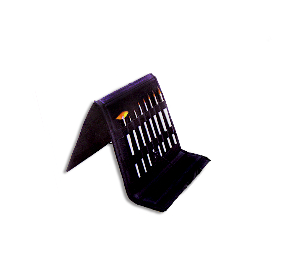 Comet - Golden Synthetic Short Handle Brush