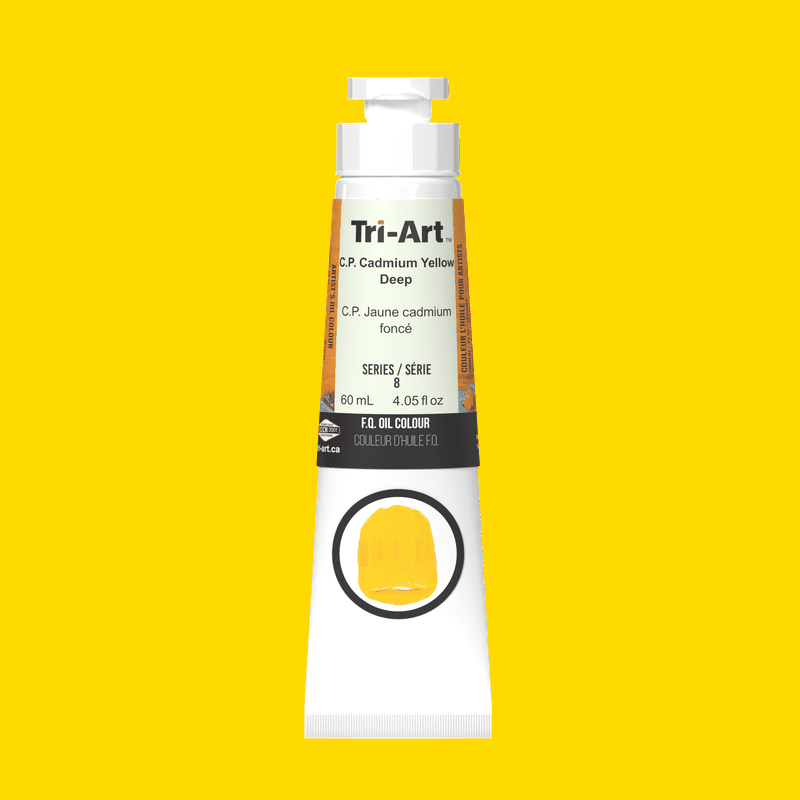 Tri-Art Oil Colours - C.P. Cadmium Yellow Deep
