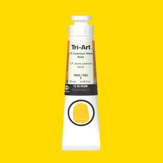 Tri-Art Oil Colours - C.P. Cadmium Yellow Deep