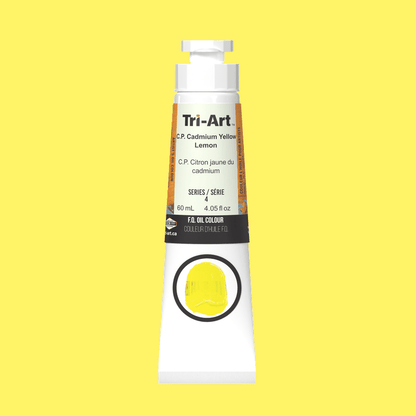 Tri-Art Oil Colours - C.P. Cadmium Yellow Lemon