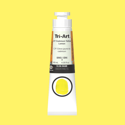 Tri-Art Oil Colours - C.P. Cadmium Yellow Lemon