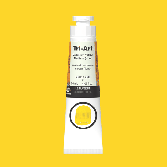 Tri-Art Oil Colours - Cadmium Yellow Medium Hue