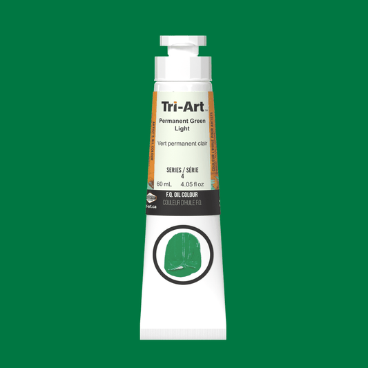 Tri-Art Oil Colours - Permanent Green Light