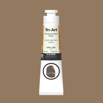 Tri-Art Oil Colours - Transparent Burnt Oxide