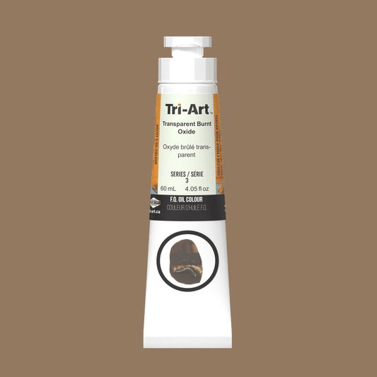 Tri-Art Oil Colours - Transparent Burnt Oxide