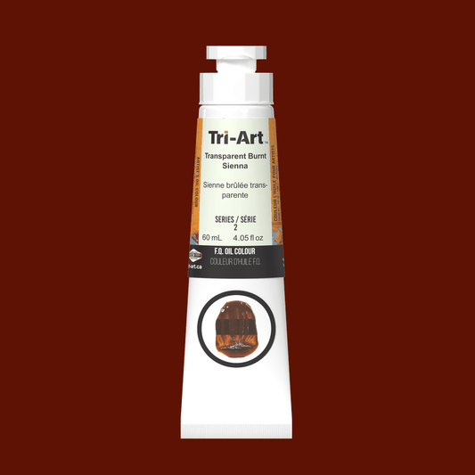 Tri-Art Oil Colours - Transparent Burnt Sienna