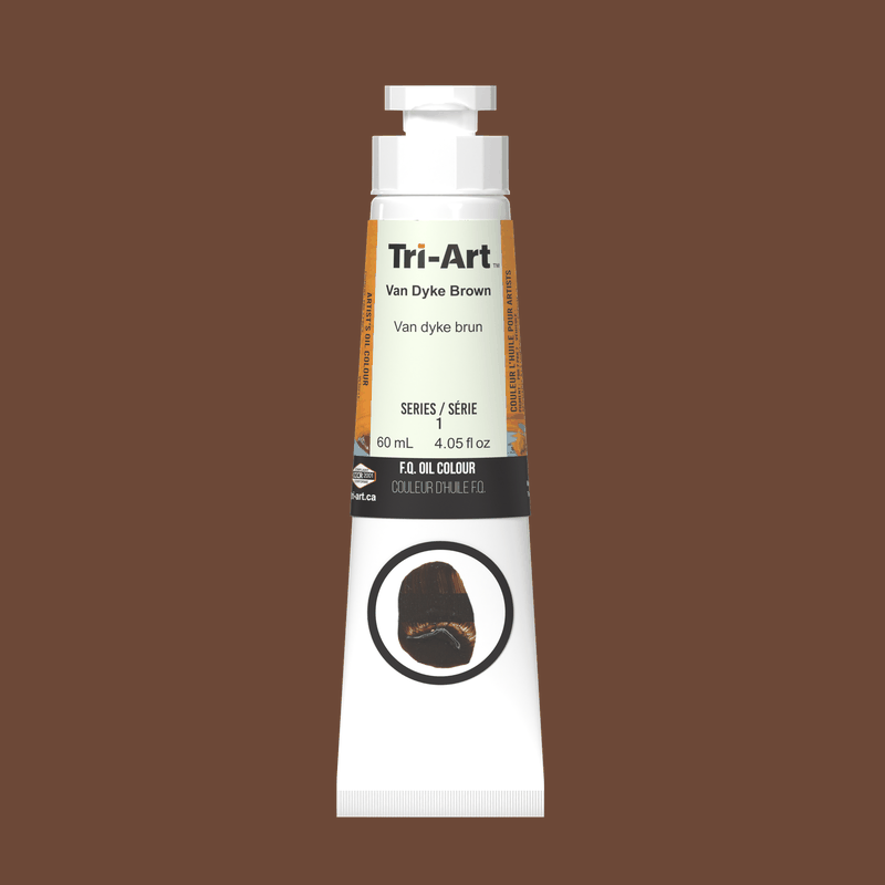 Tri-Art Oil Colours - Van Dyke Brown