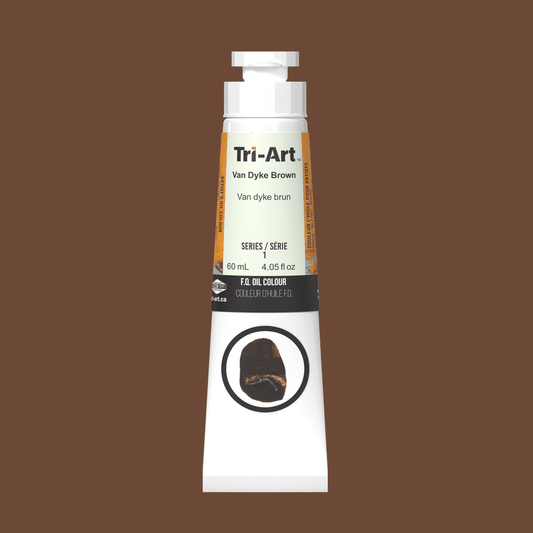 Tri-Art Oil Colours - Van Dyke Brown