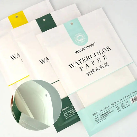 Potentate Watercolor Paper, 10 sheets, 130x190mm, 300g