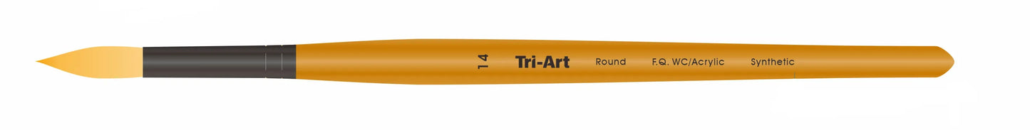 Tri-Art Artist Brushes - Short Synthetic - WC/Acryl - Round - 14