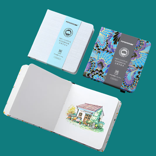 Potentate 100% Cotton Handbook (300g/ 140lb, Hot Press, 12x12cm)