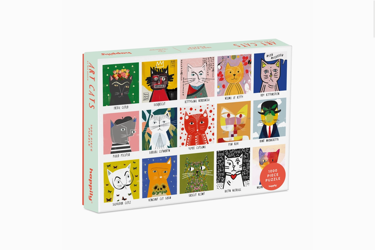 Art Cats By Nia Gould - 1000pc Puzzle