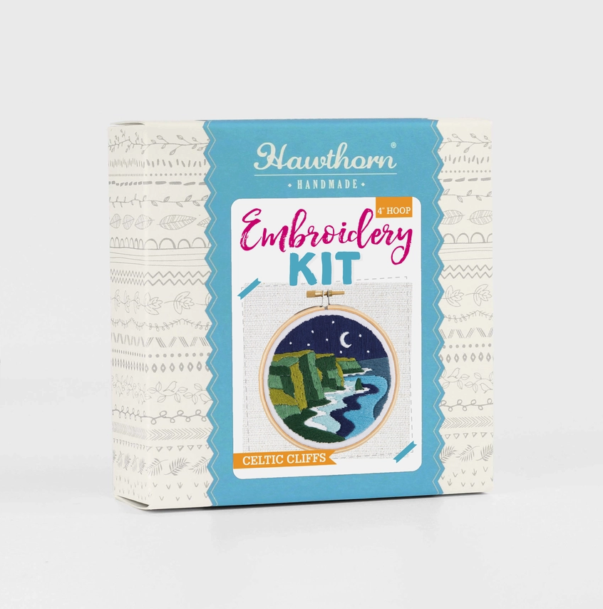 Hawthorn Handmade - Celtic Cliffs Mini Embroidery Kit