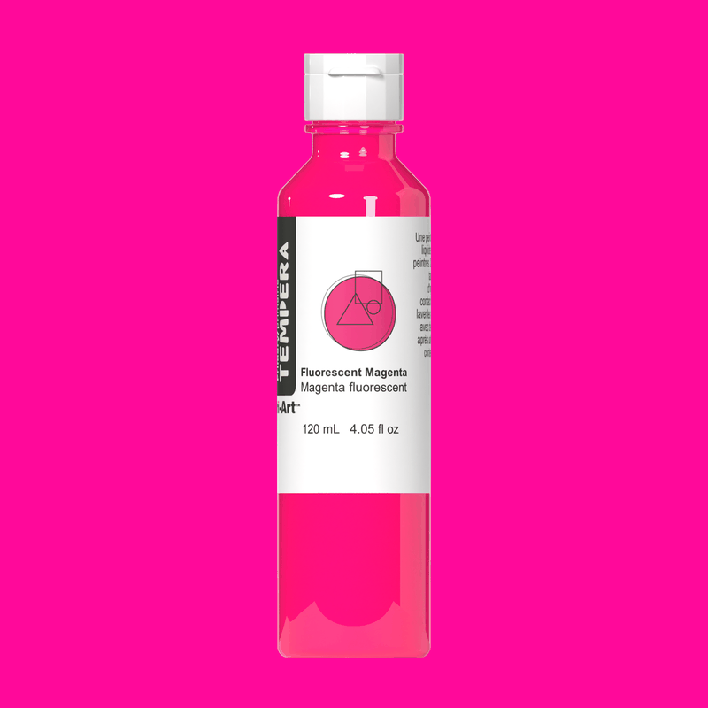 Primary Liquid Tempera - Fluorescent Magenta