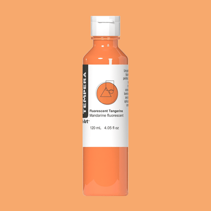 Primary Liquid Tempera - Fluorescent Tangerine