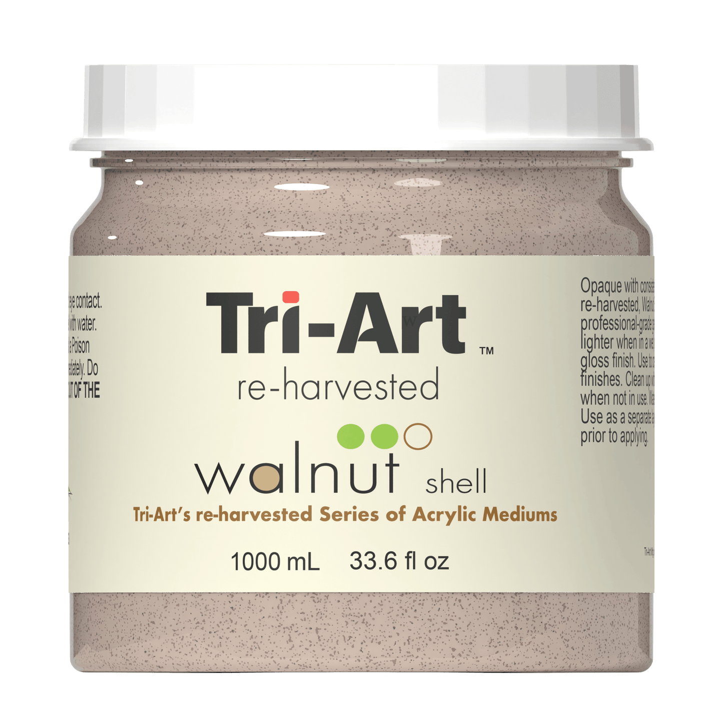 Tri-Art Mediums - Re-harvested Walnut Shell