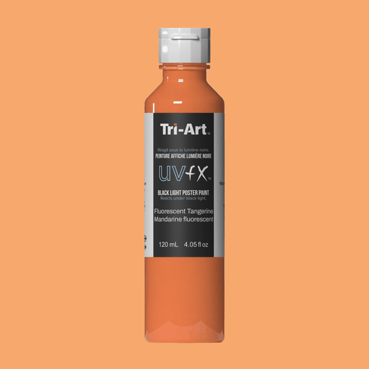UVFX Black Light Poster Paint - Fluorescent Tangerine