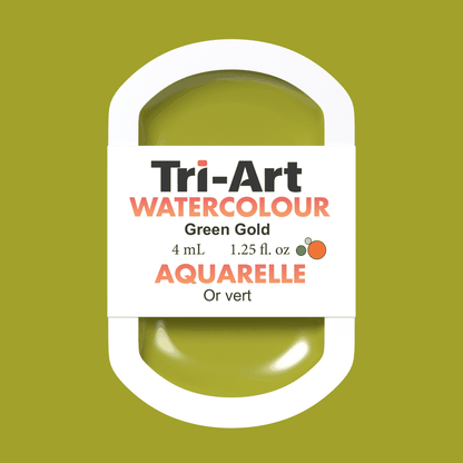 Tri-Art Water Colours - Green Gold