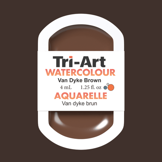 Tri-Art Water Colours - Van Dyke Brown